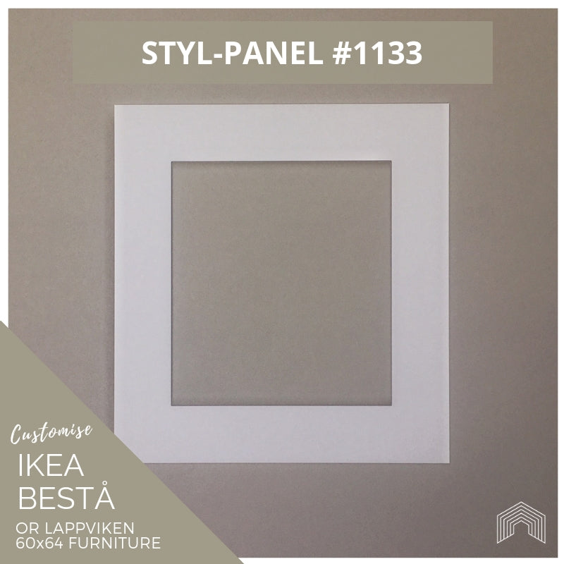 Styl-Panel #1133 to suit IKEA Besta 60x64 furniture - Lux Hax