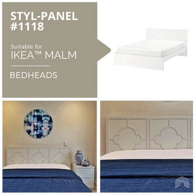 Styl-Panel Kit: #1118 to suit IKEA MALM bedheads - Lux Hax