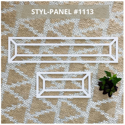 Styl-Panel Kit: #1113 to suit IKEA Malm 2-drawer bedside table - Lux Hax