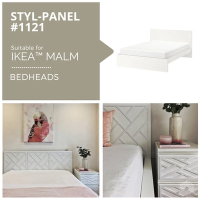 Styl-Panel Kit: #1121 to suit IKEA MALM bedheads - Lux Hax