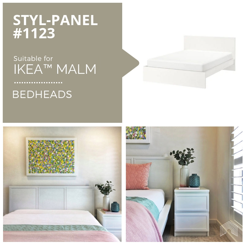 Styl-Panel Kit: #1123 to suit IKEA MALM bedheads - Lux Hax