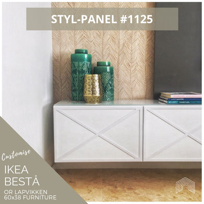 Styl-Panel #1125 to suit IKEA Besta 60x38 furniture - Lux Hax