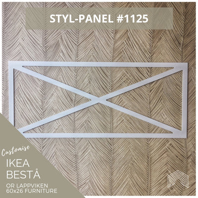 Styl-Panel #1125 to suit IKEA Besta 60x26 furniture - Lux Hax