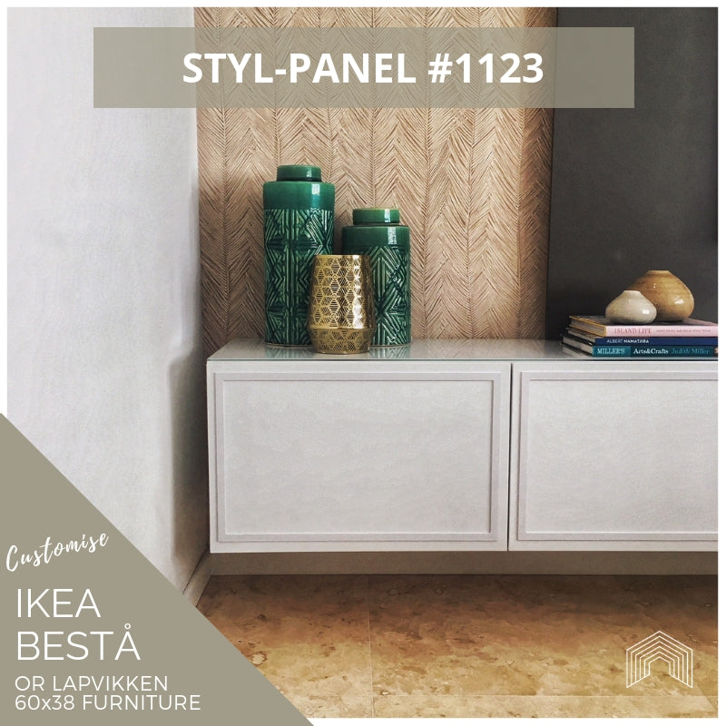 Styl-Panel #1123 to suit IKEA Besta 60x38 furniture - Lux Hax