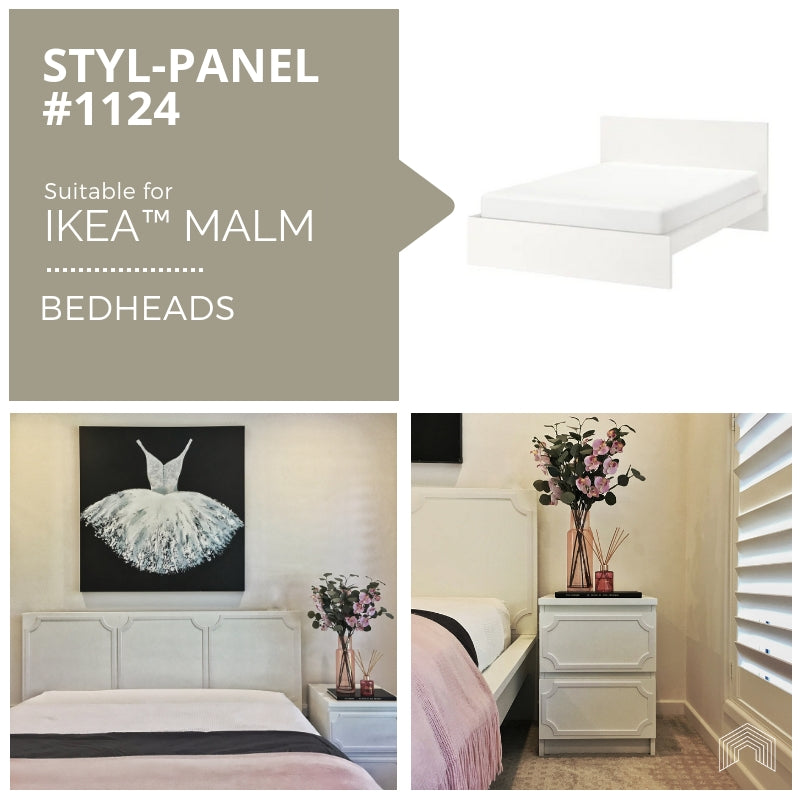 Styl-Panel Kit: #1124 to suit IKEA MALM bedheads - Lux Hax