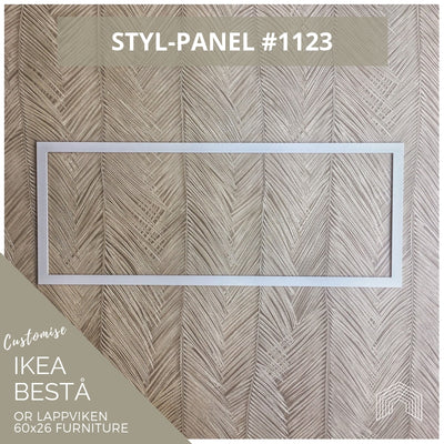 Styl-Panel #1123 to suit IKEA Besta 60x26 furniture - Lux Hax