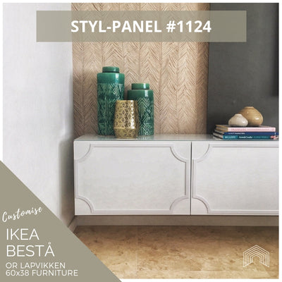 Styl-Panel #1124 to suit IKEA Besta 60x38 furniture - Lux Hax