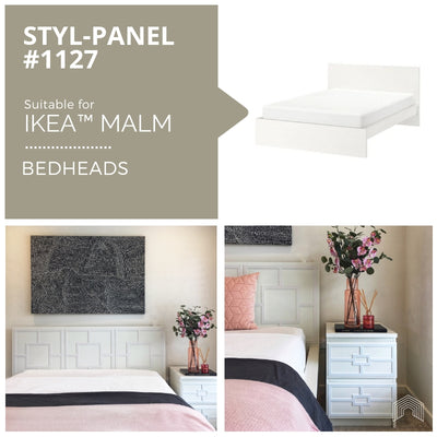 Styl-Panel Kit: #1127 to suit IKEA MALM bedheads - Lux Hax