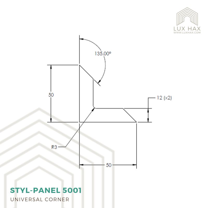 Styl-Panel #5001 - Corner Kits - Lux Hax