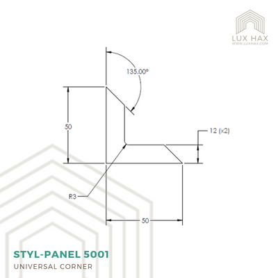 Styl-Panel #5001 - Corner Kits - Lux Hax