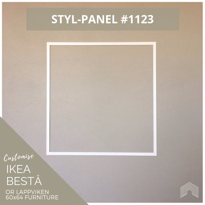 Styl-Panel #1123 to suit IKEA Besta 60x64 furniture - Lux Hax