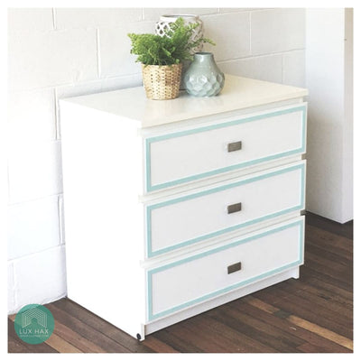 Styl-Panel Kit: #1123 to suit IKEA Malm 3 or 4 or 6 drawer chest - Lux Hax