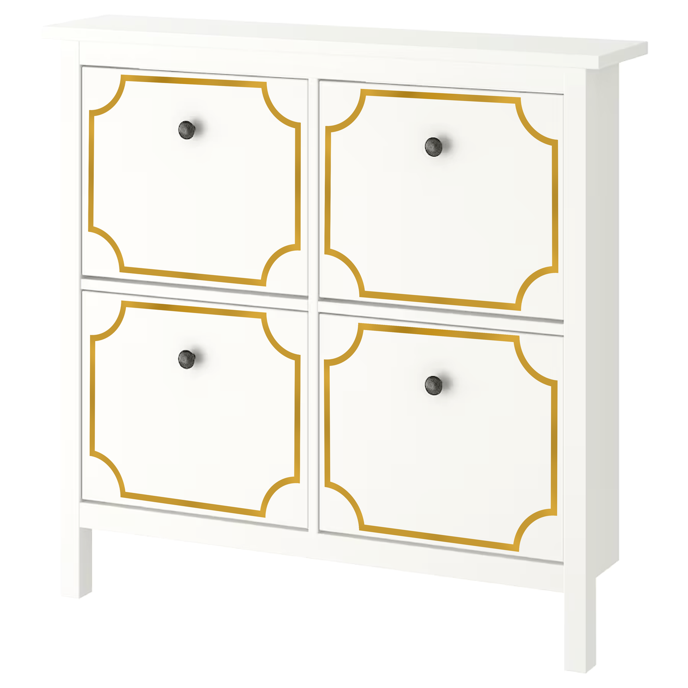 Styl-Panel Kit: #1124 to suit IKEA Hemnes 4-Drawer Shoe Cabinet