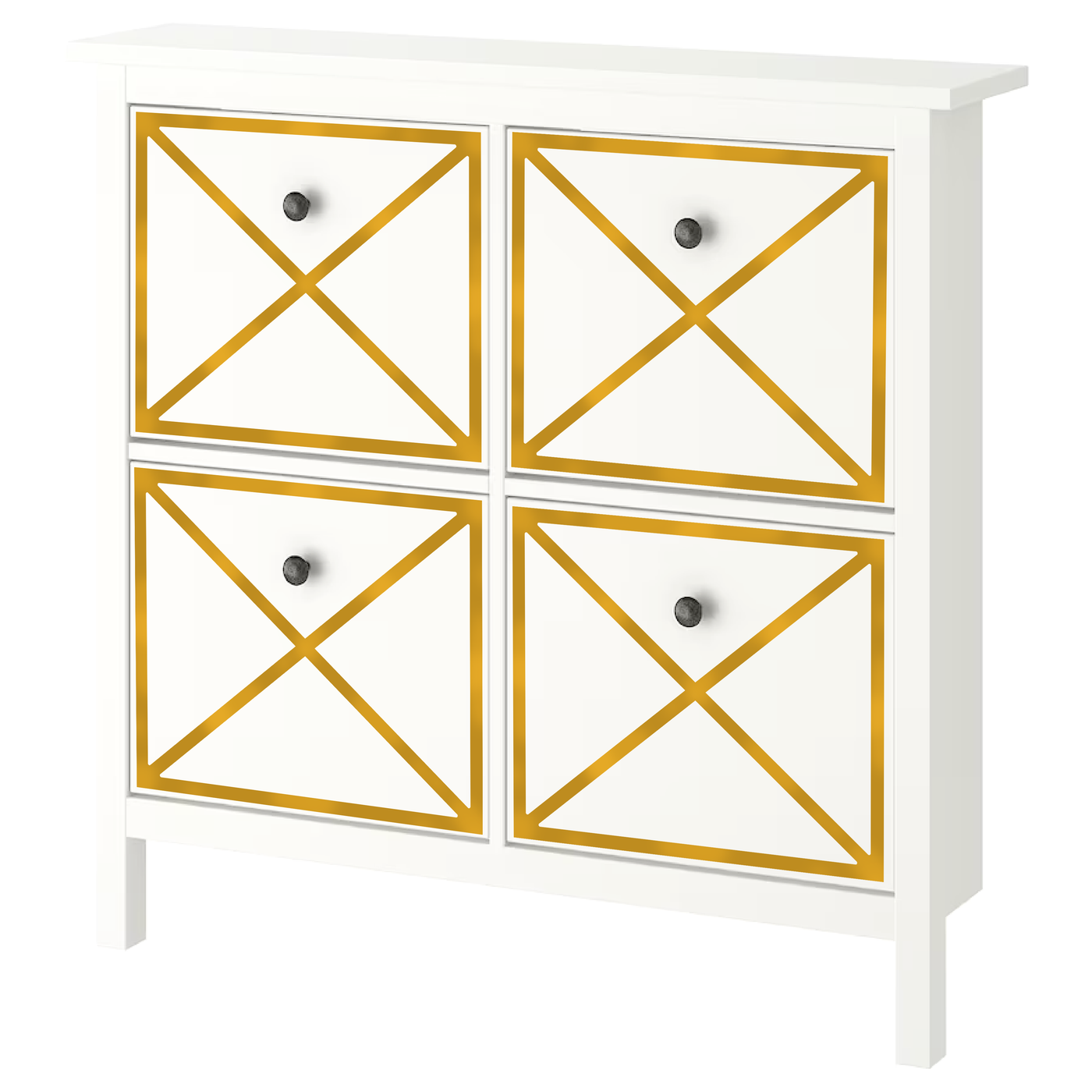 Styl-Panel Kit: #1125 to suit IKEA Hemnes 4-Drawer Shoe Cabinet